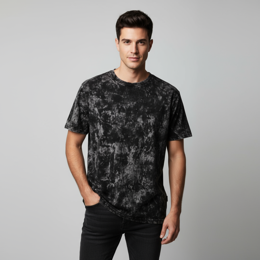 ACID WASH PLAIN T-SHIRT