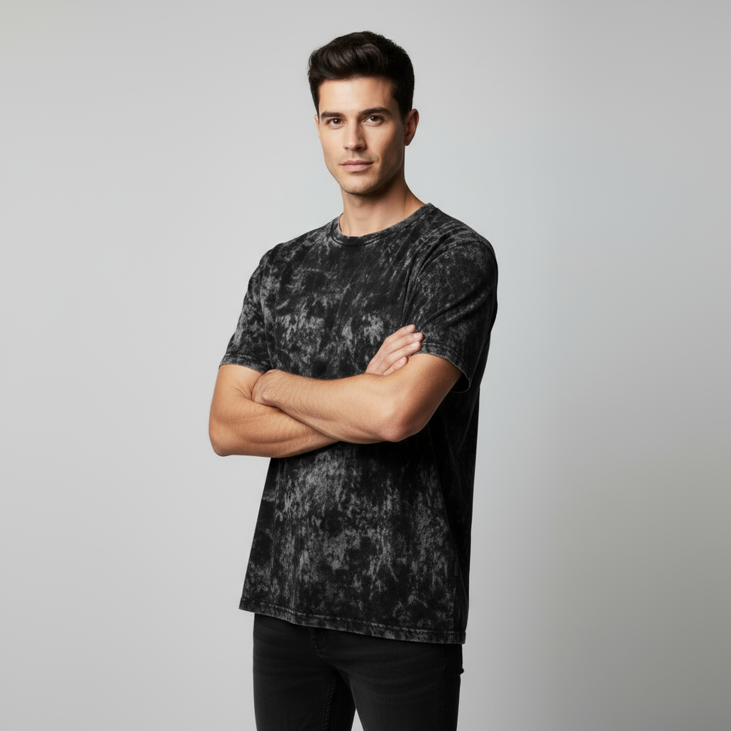 ACID WASH PLAIN T-SHIRT