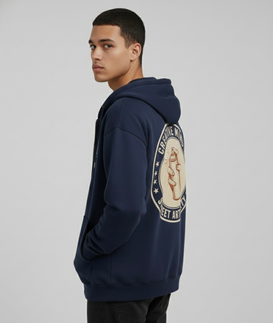 DOUSEOR ZIPPER HOODIE
