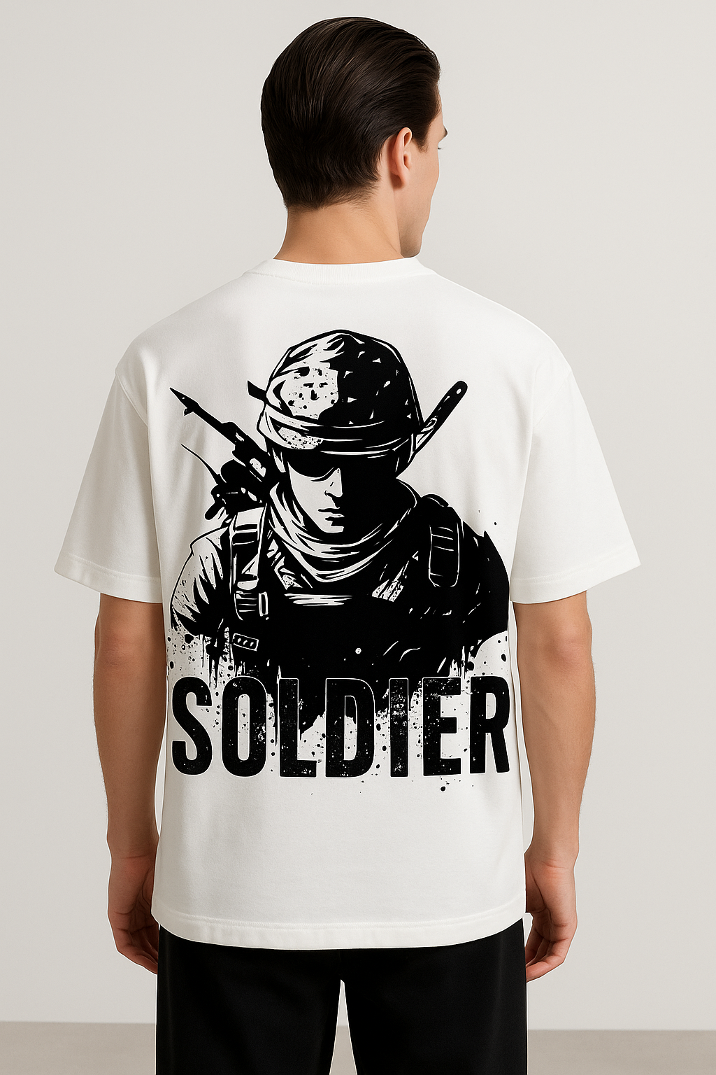SOLIDER GRAPHIC T-SHIRT