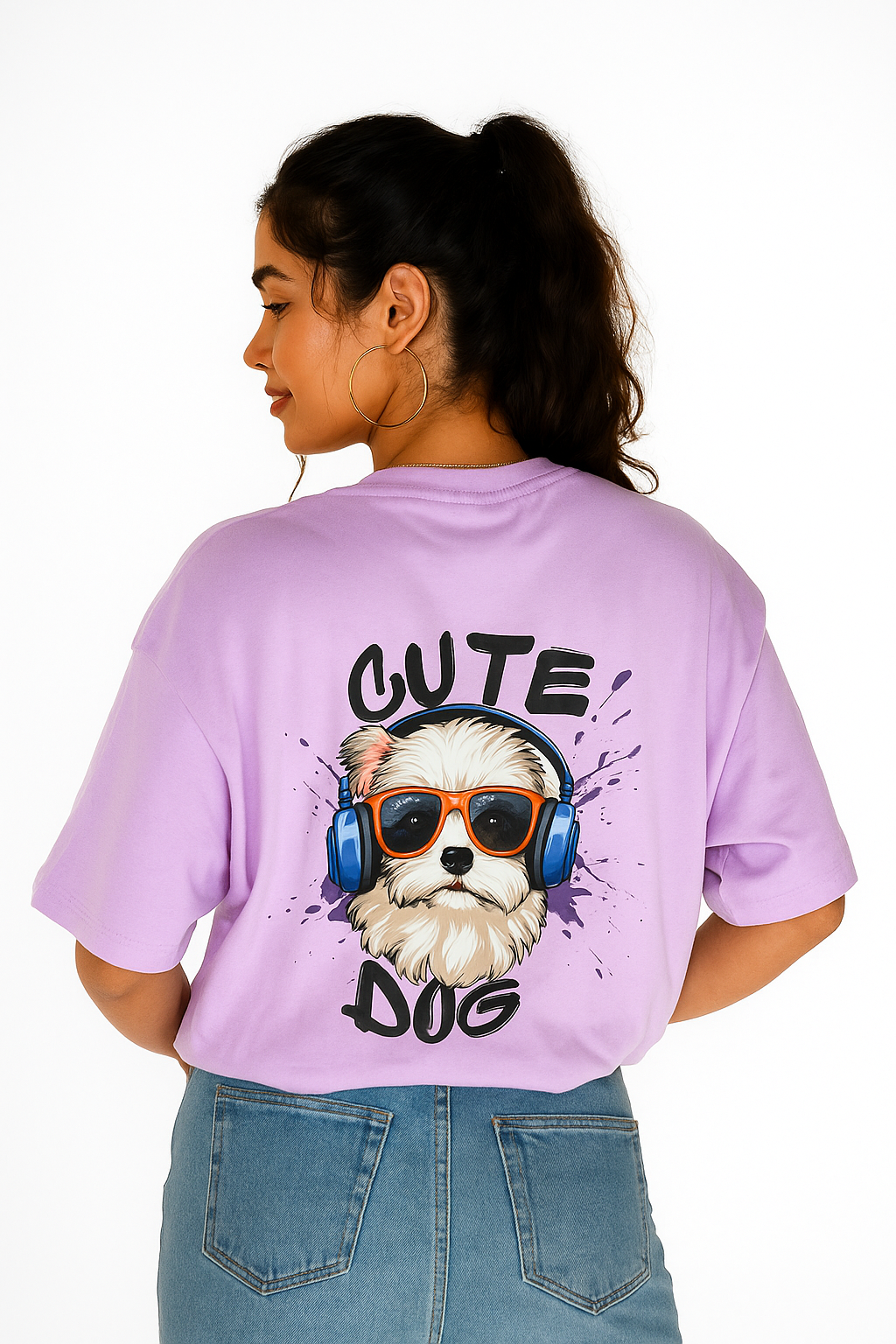 DOG GRAPHIC T-SHIRT