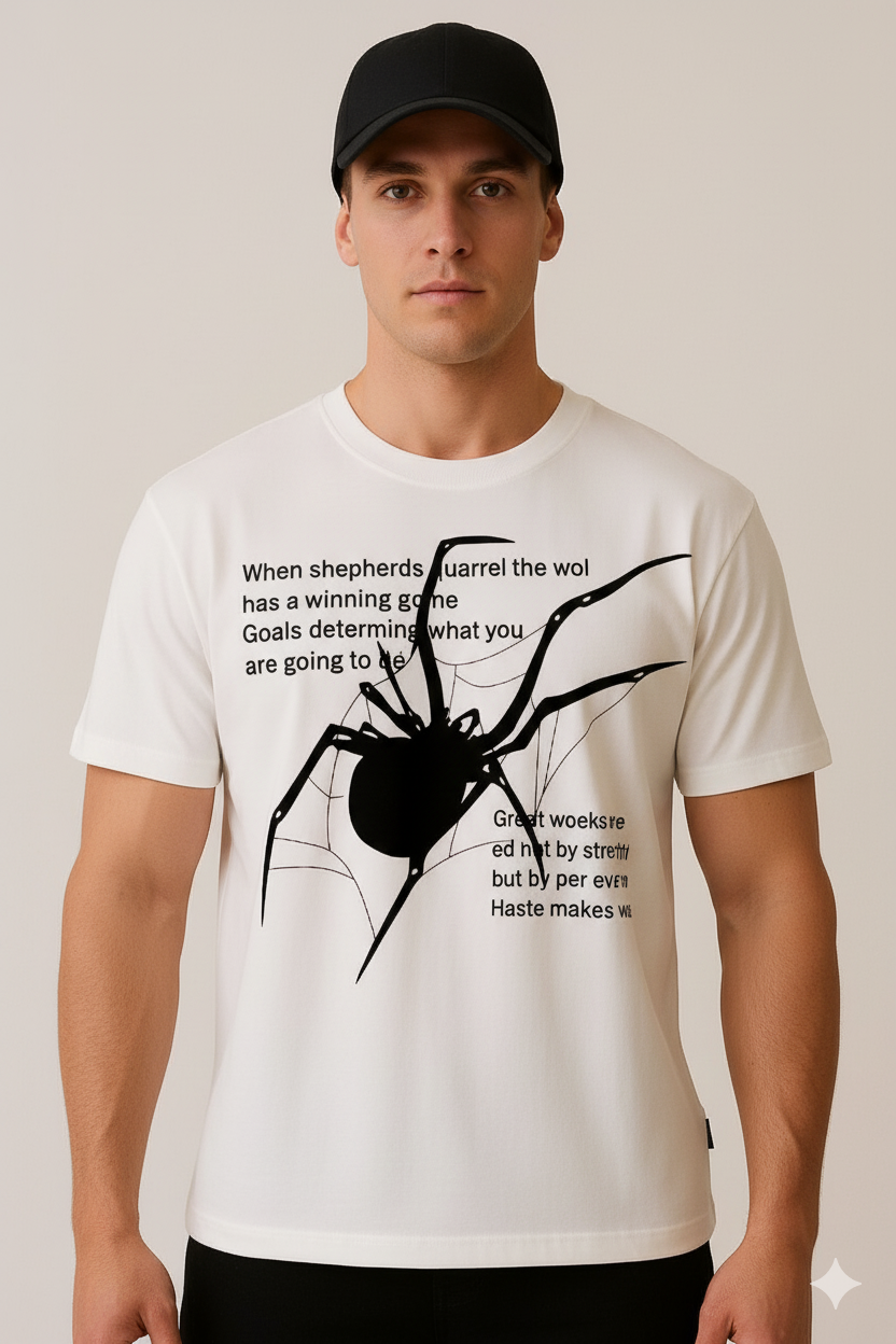 SPIDER GRAPHIC T-SHIRT