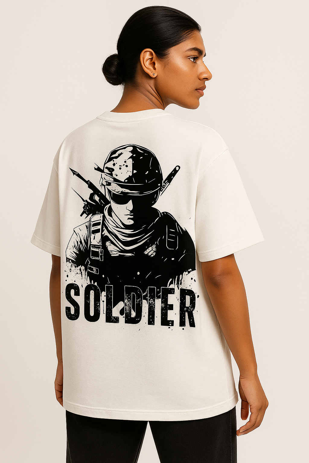 SOLIDER GRAPHIC T-SHIRT