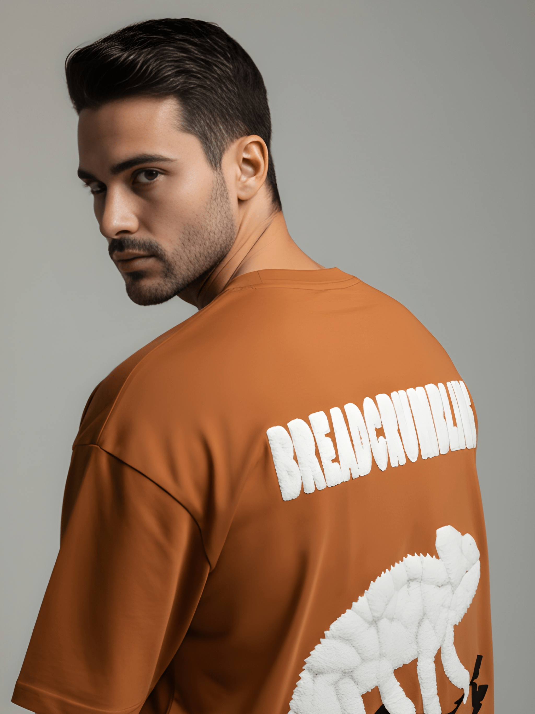 BREADCRUMBLING GLOW IN DARK PUFF PRINT T-SHIRT